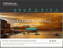 Tablet Screenshot of fishdestin.com